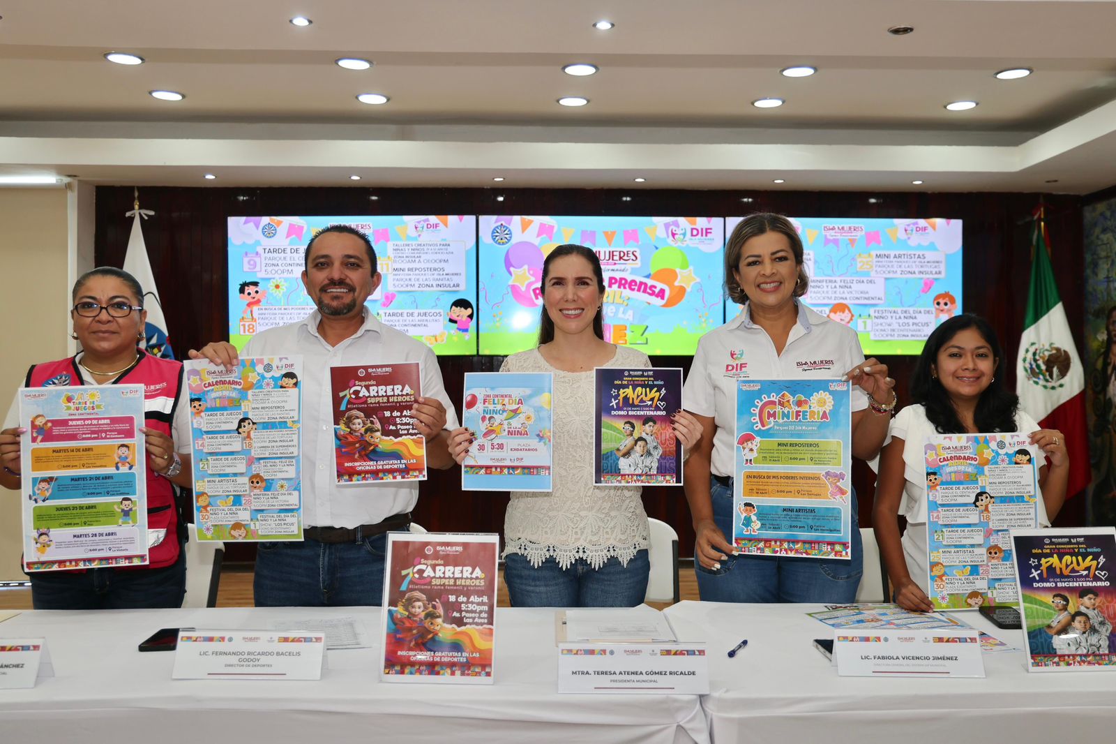 DIF Isla Mujeres anuncia calendario de actividades por el Mes de la Niñez