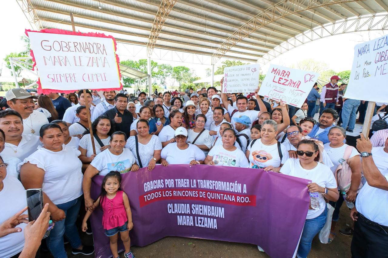 Consolida Mara Lezama gestión histórica para la rehabilitación del ramal a Javier Rojo Gómez en el sur de Quintana Roo