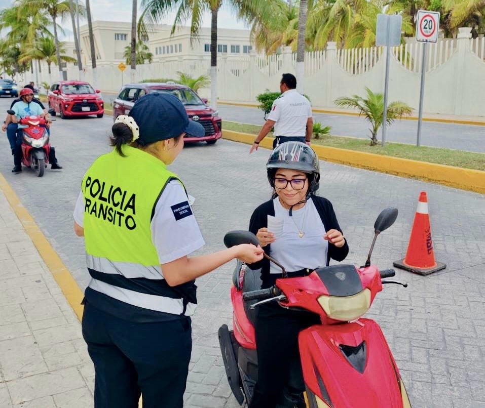 Gobierno de Isla Mujeres impulsa campaña permanente de concientización vial