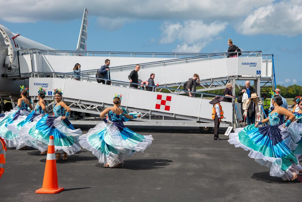 Mara Lezama encabeza recepción de representantes de integrantes del Comité de Fideicomiso de Turismo Crucerista para supervisar proyectos turísticos en Cozumel