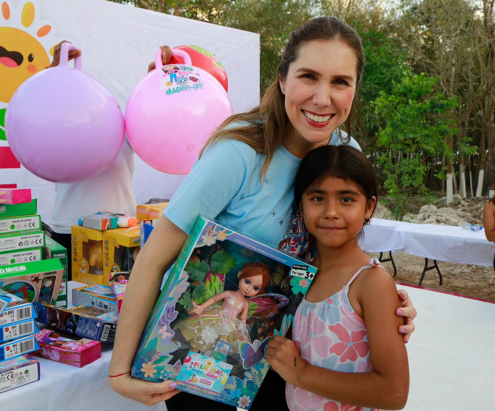 Atenea celebra el Día del Niño y la Niña en la colonia El Ramal de Ciudad Mujeres