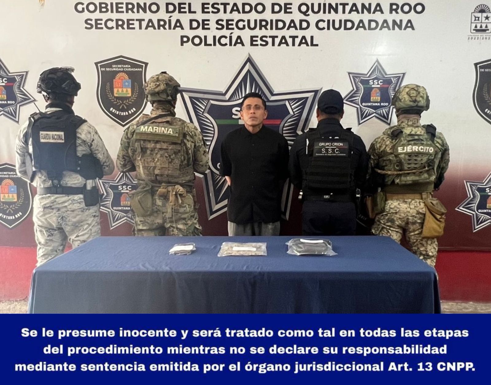 Se realiza la detención de Wiliam Alberto “N”, presunto implicado en delitos Contra la Salud