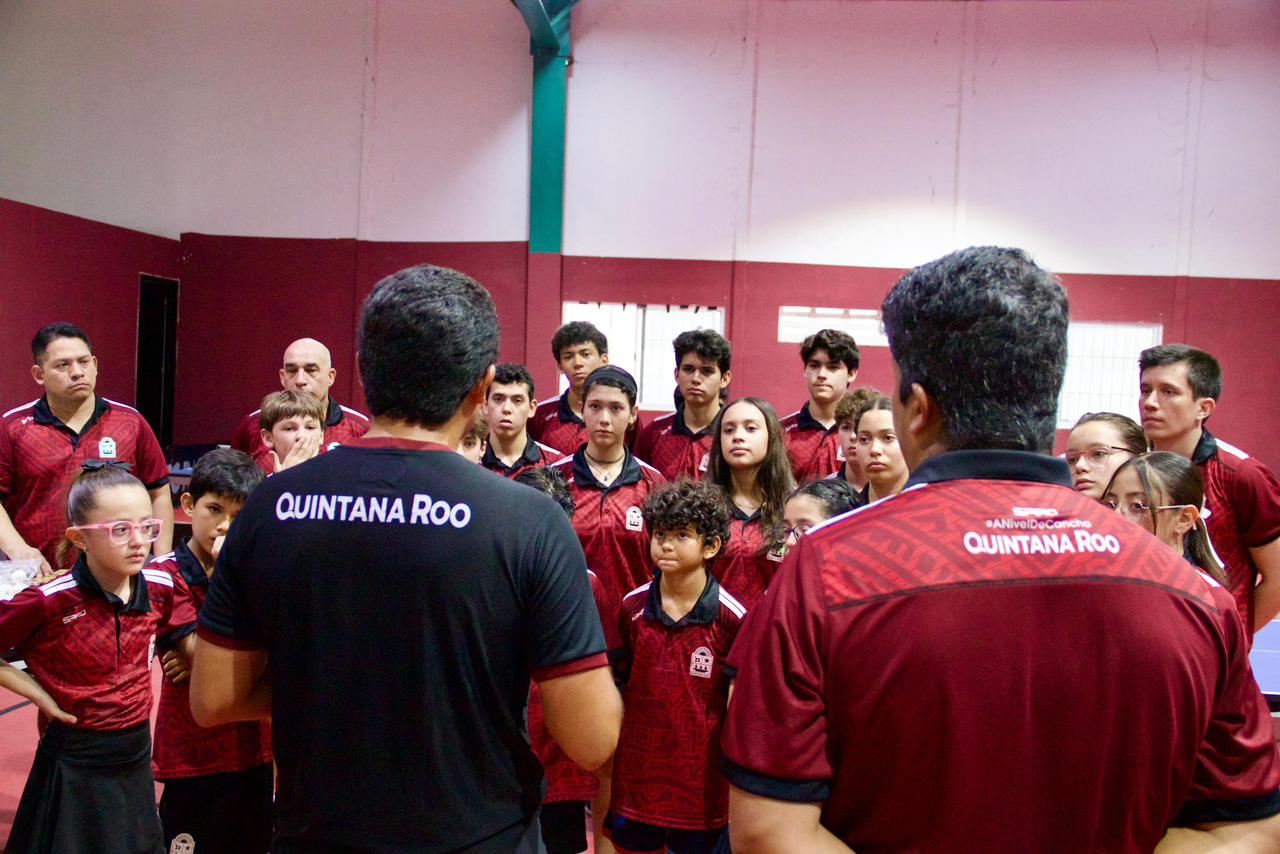 Entrega CODEQ material deportivo a la Selección de Quintana Roo de Tenis de Mesa, rumbo a la Olimpiada Nacional CONADE 2026