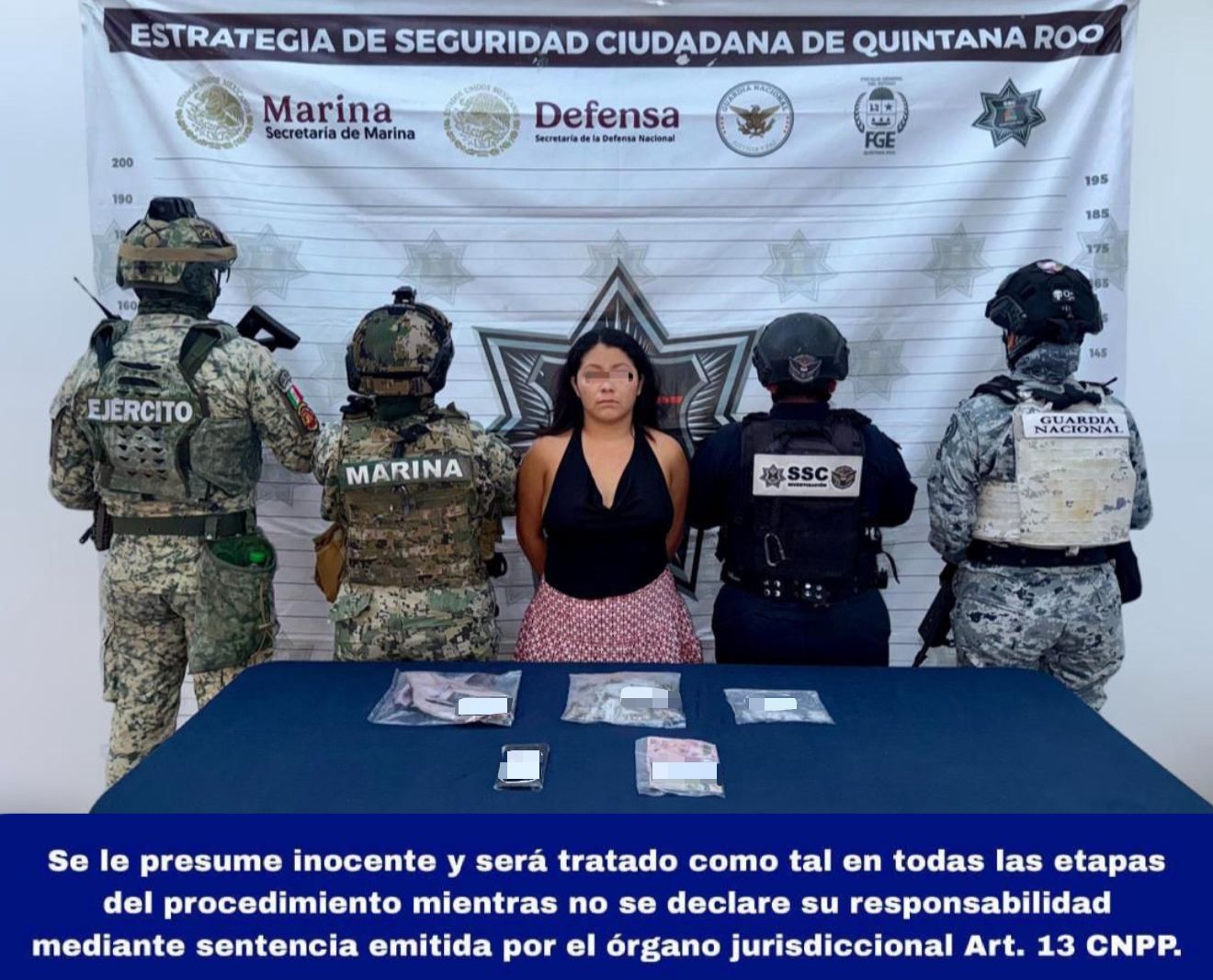 Se realiza la detención de Linda Yaneth “N”, presunta implicada en delitos Contra la Salud