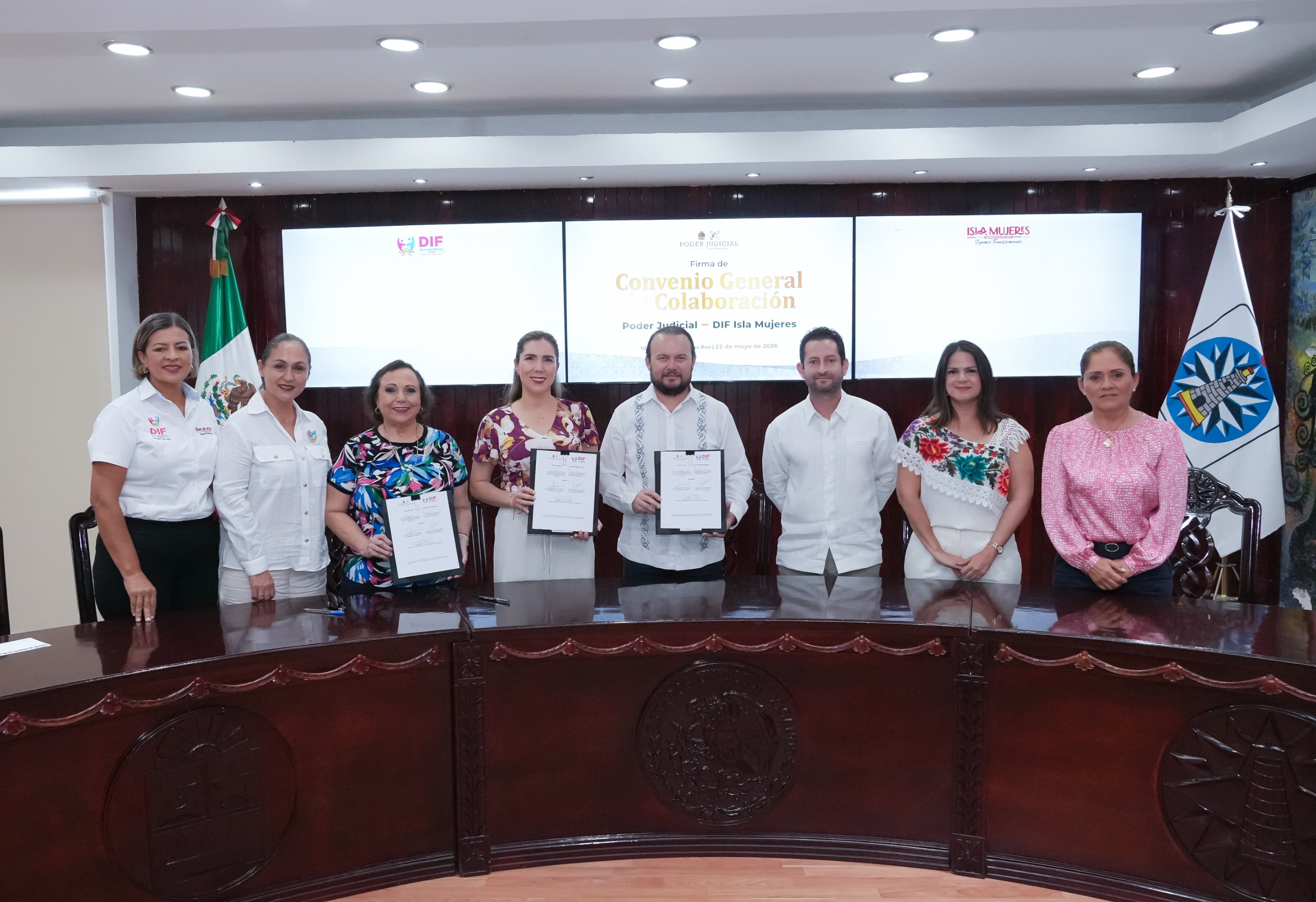 Fortalecen Poder Judicial y DIF Isla Mujeres acciones para una justicia más humana y cercana a las familias