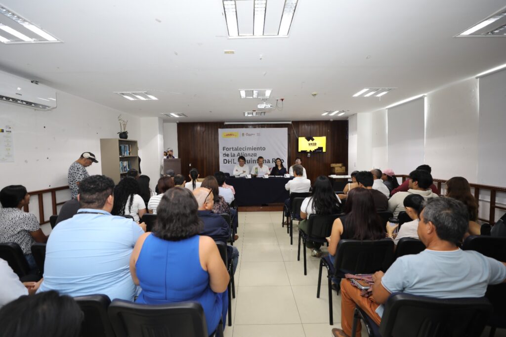 Firma SEDE y DHL convenio para impulsar a las MIPyMES, personas artesanas y empresas con distintivo “Hecho en Quintana Roo