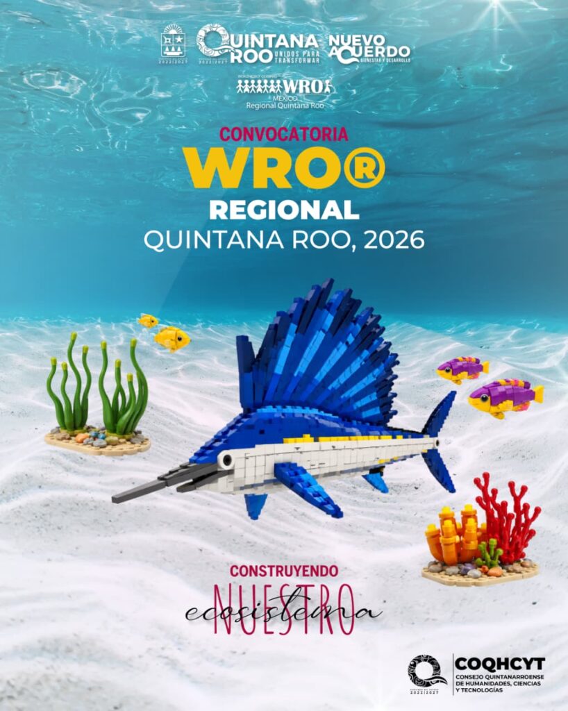 Invita COQHCYT a participar en la competencia de robótica educativa “WRO México 2026”, fase regional