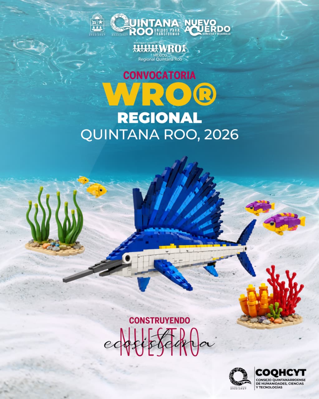 Invita COQHCYT a participar en la competencia de robótica educativa “WRO México 2026”, fase regional