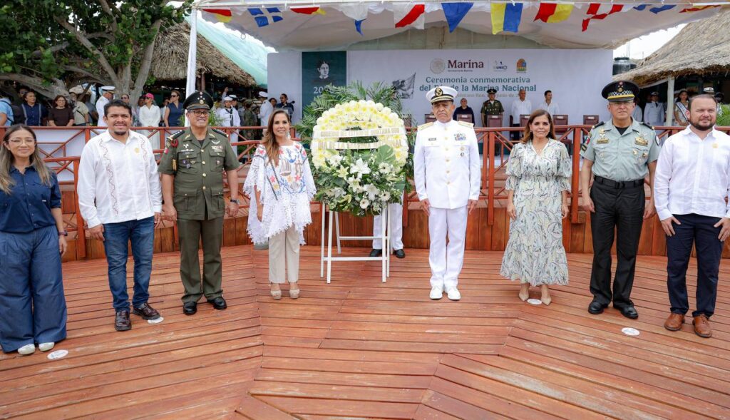 ATESTIGUA ANA PATY PERALTA ANIVERSARIO DEL DÍA DE LA MARINA