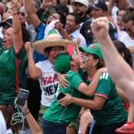 Mara Lezama vive la pasión del Mundial junto a la afición en Malecón Tajamar de Cancún