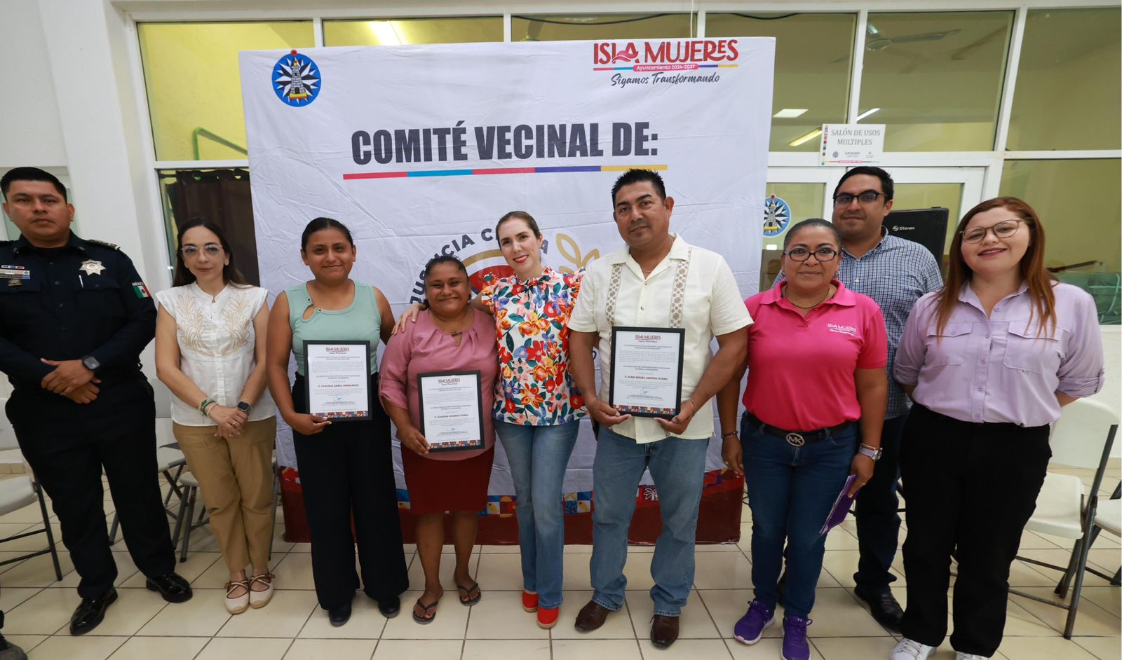 Gobierno de Isla Mujeres avanza con la instalación de Comités de Paz y Justicia Cívica en Zona Continental