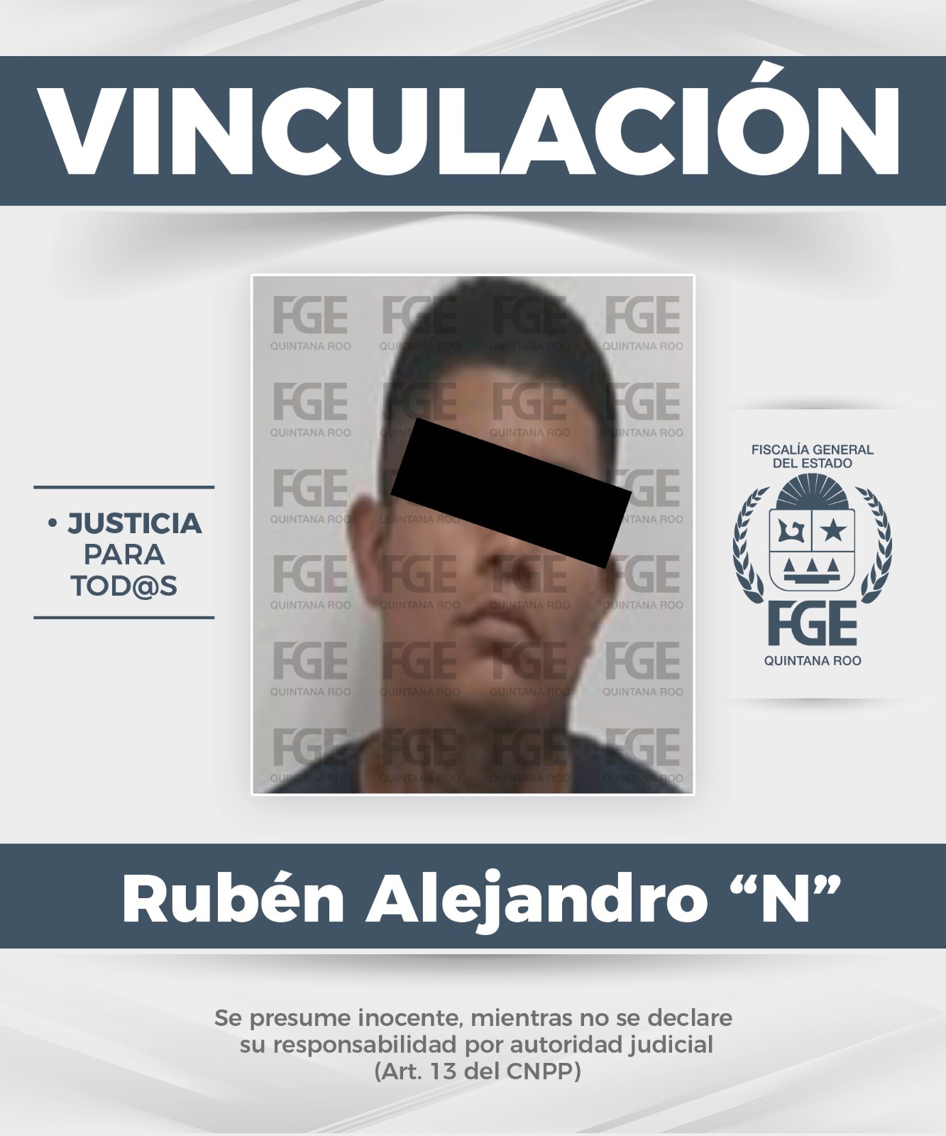 Consigue FGE Quintana Roo prisión preventiva para 3 sujetos por delitos sexuales en Benito Juárez y Playa del Carmen