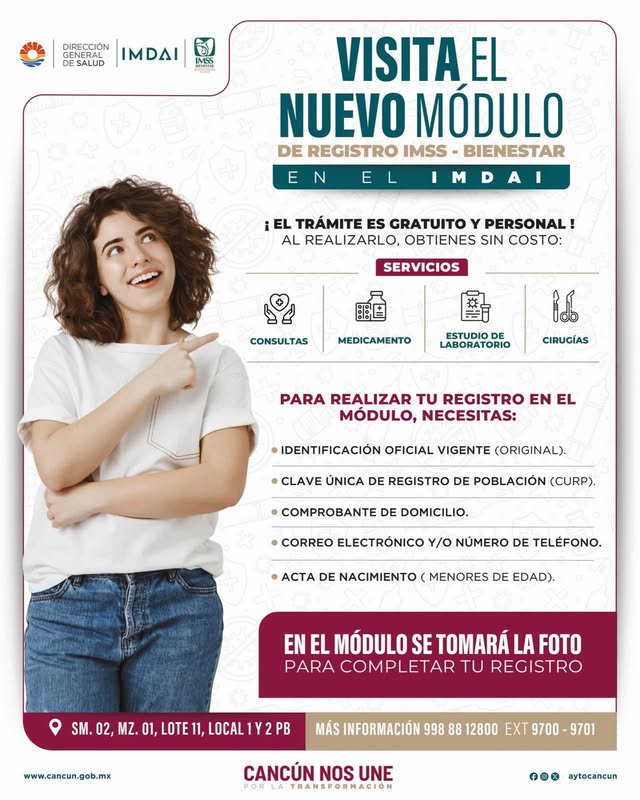 ABREN MÓDULO DE IMSS-BIENESTAR EN OFICINAS MUNICIPALES