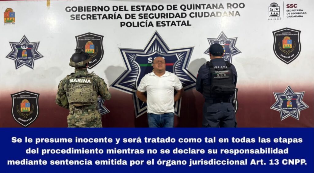 Se realizó la detención de Juan Carlos “N”, presunto implicado en el delito de Desobediencia y Resistencia de Particulares.