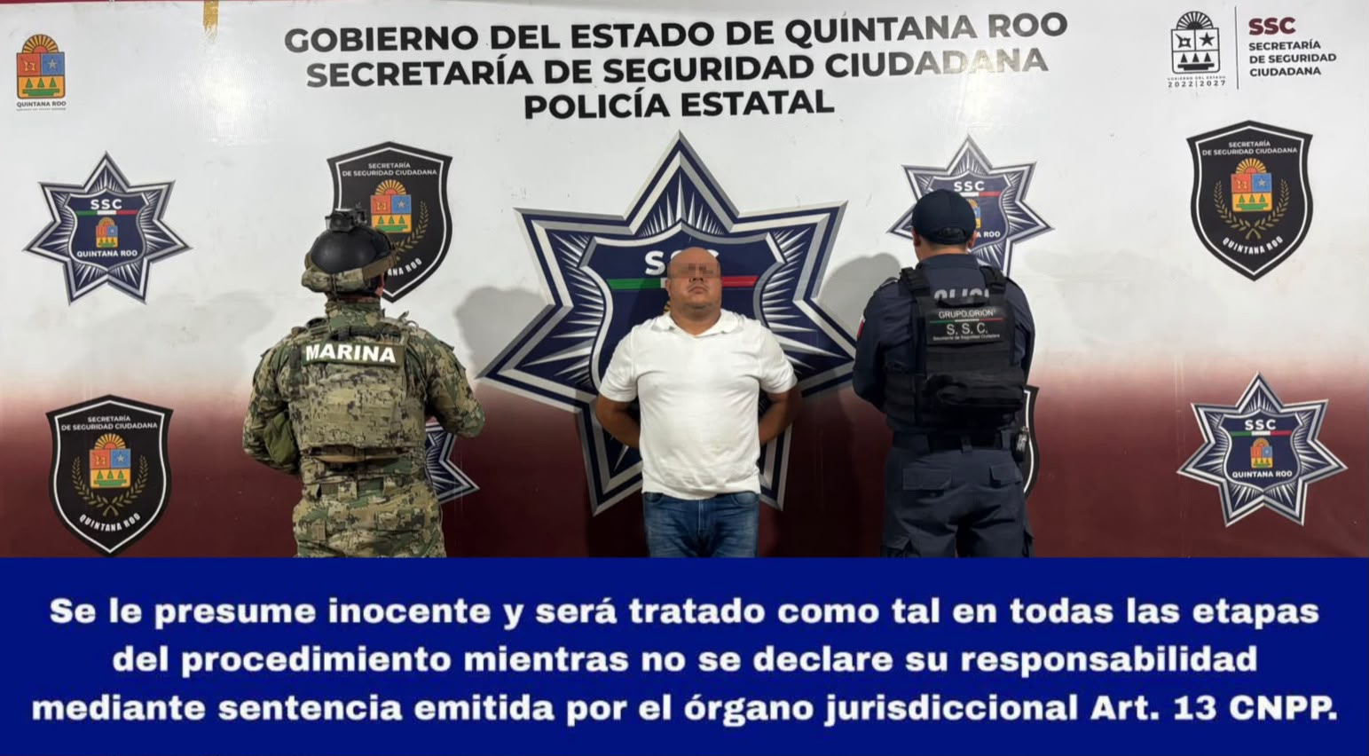 Se realizó la detención de Juan Carlos “N”, presunto implicado en el delito de Desobediencia y Resistencia de Particulares.