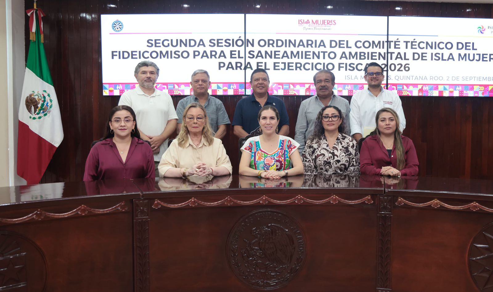Ayuntamiento de Isla Mujeres transparenta avances de obras financiadas con recursos de Saneamiento Ambiental