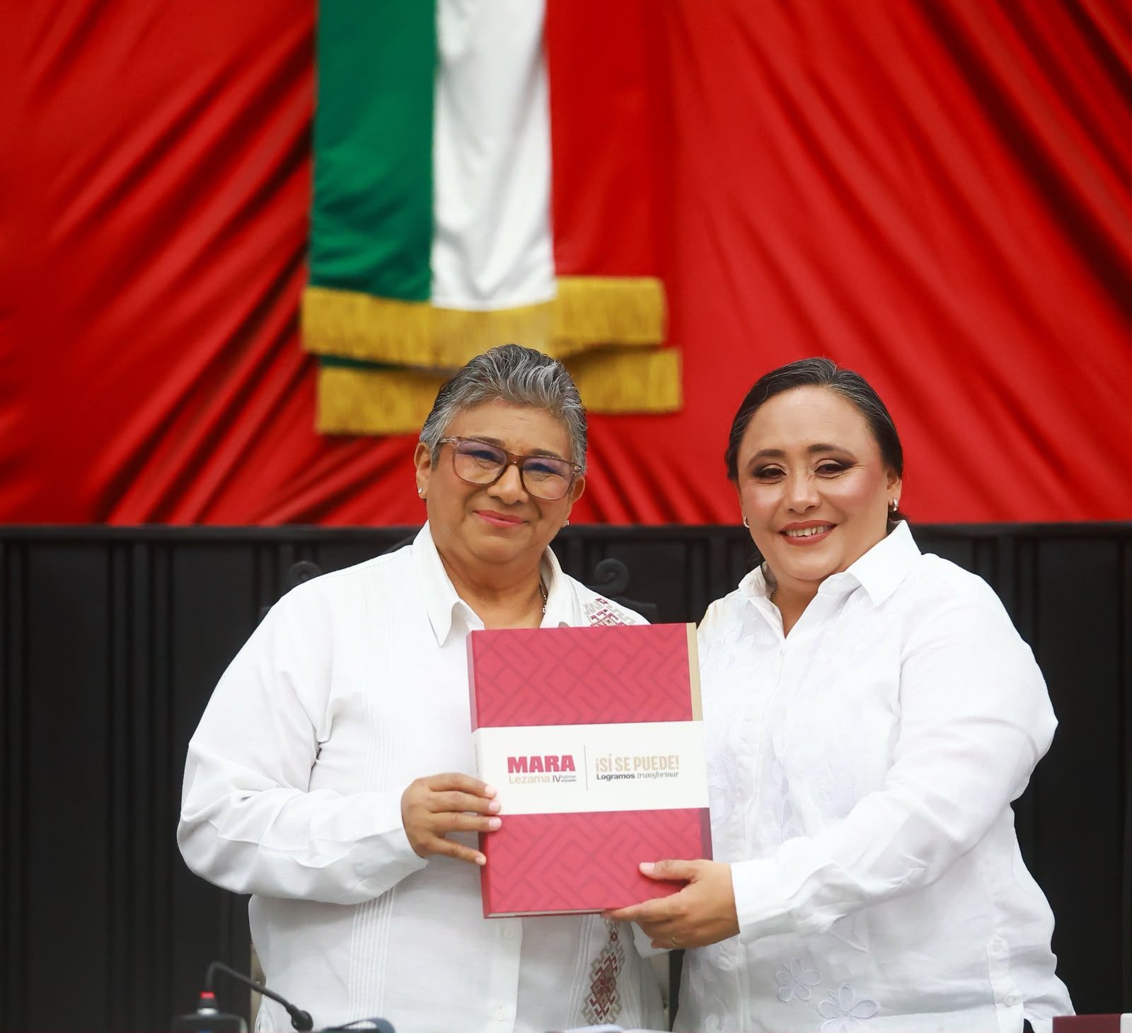 Recibe Congreso del Pueblo el Cuarto Informe de Gobierno de Mara Lezama