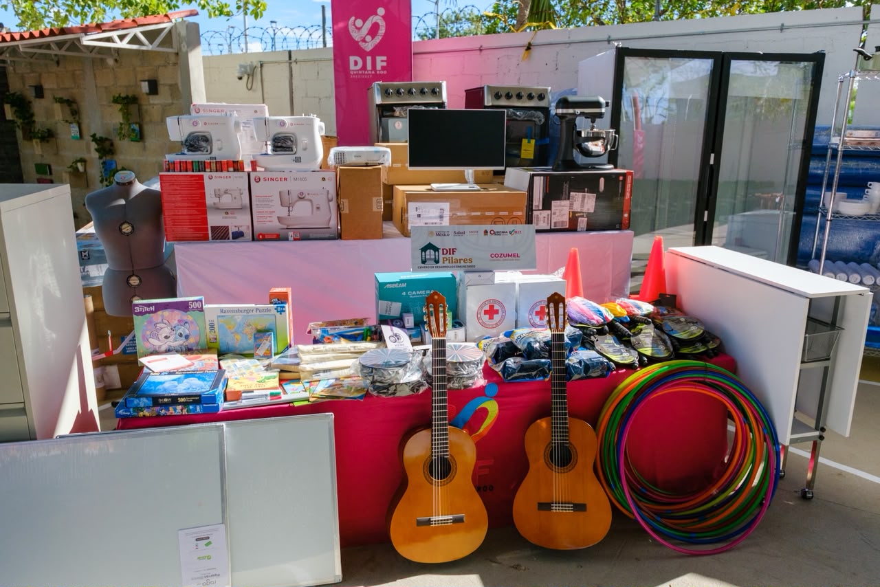 Fortalecen Mara y Verónica Lezama los DIF-Pilares espacios comunitarios que transforman la vida de familias