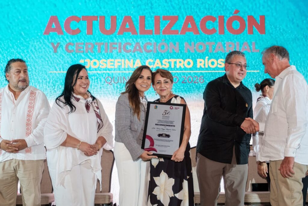 Fortalece Mara Lezama la profesionalización del Notariado y garantizar la protección patrimonial de las personas