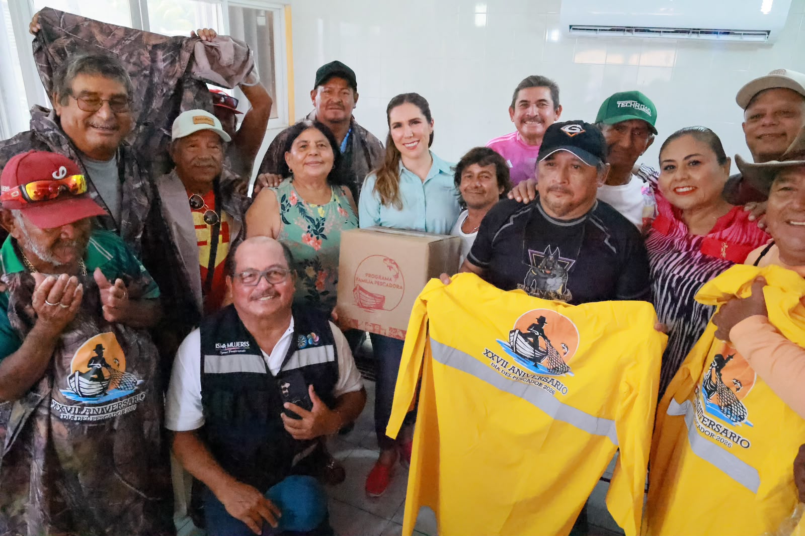 Atenea Gómez fortalece apoyo a familias pescadoras durante la temporada de lluvias