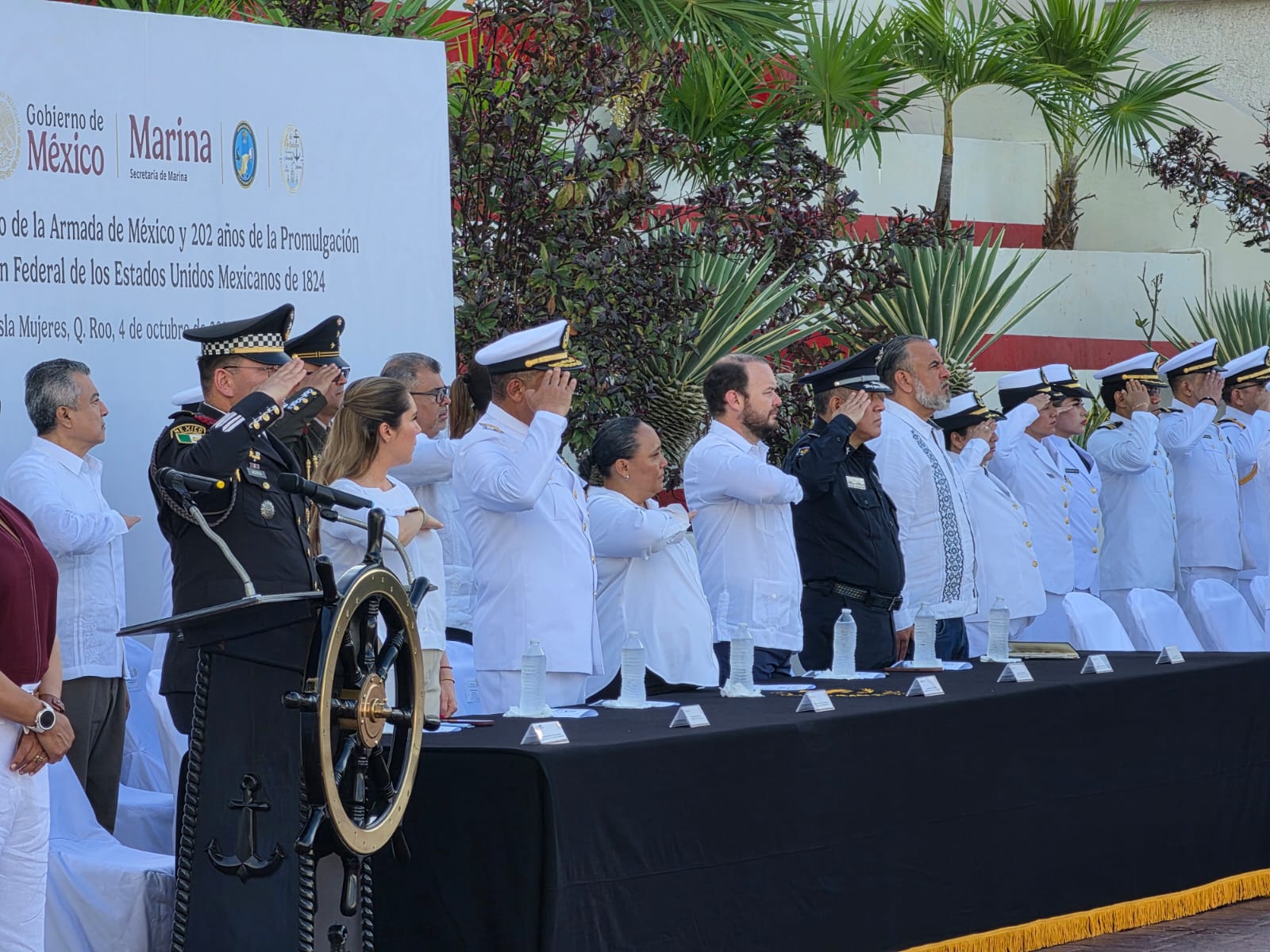 Reconoce Gobierno de Quintana Roo legado histórico y compromiso de la Armada de México con la paz y la seguridad