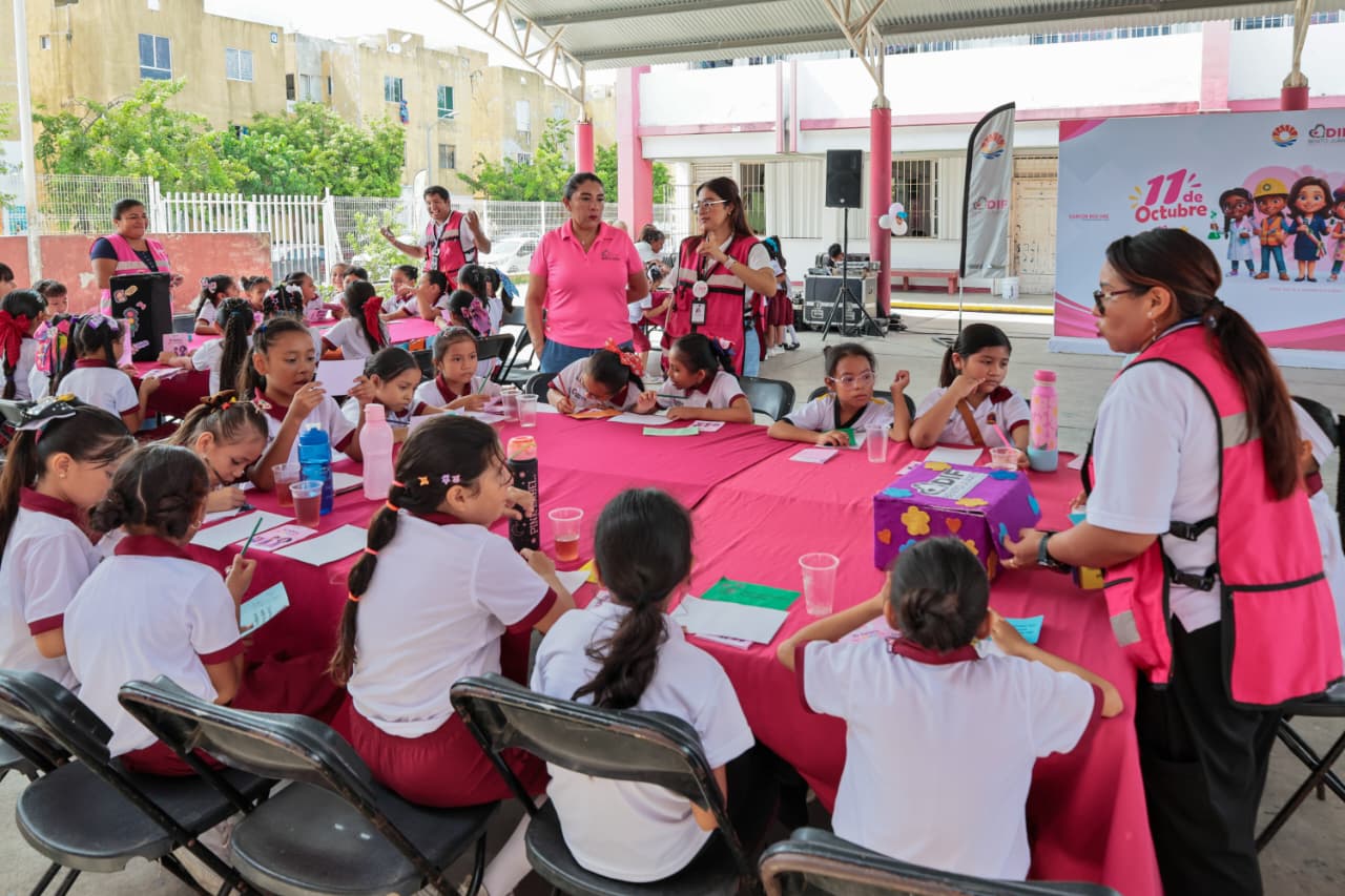 PROMUEVE DIF BENITO JUÁREZ DERECHOS DE LAS NIÑAS