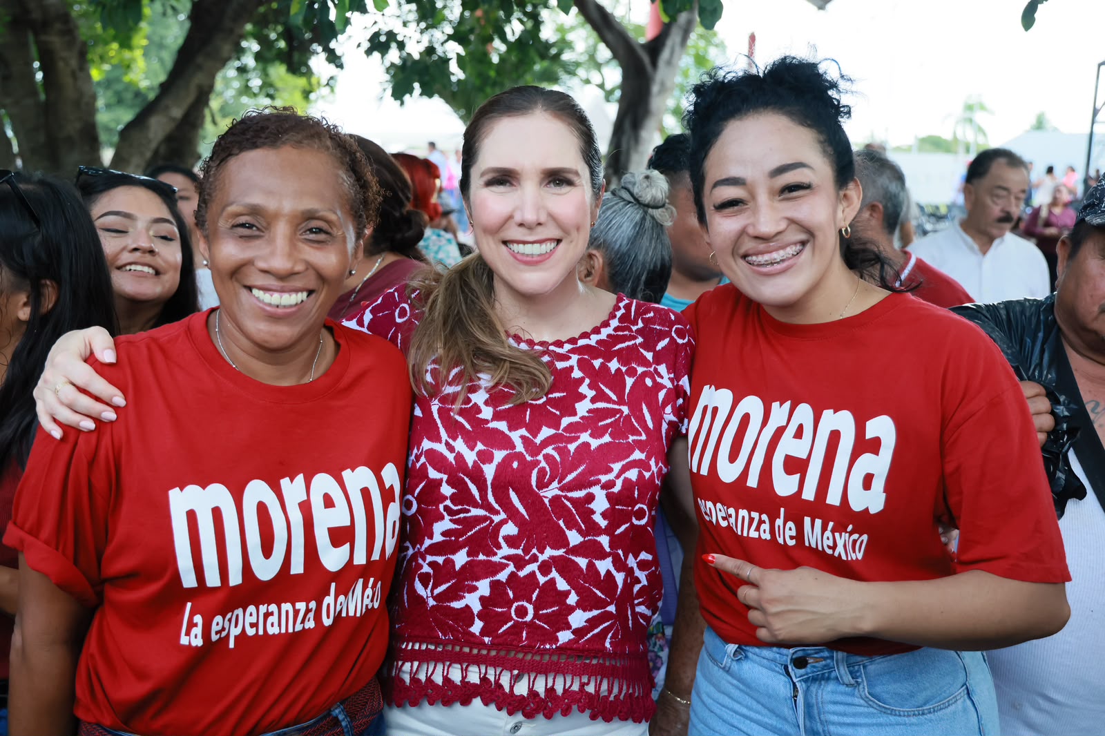 Atenea Gómez Ricalde reconoce la trayectoria y contribución de Rafa Marín al movimiento morenista