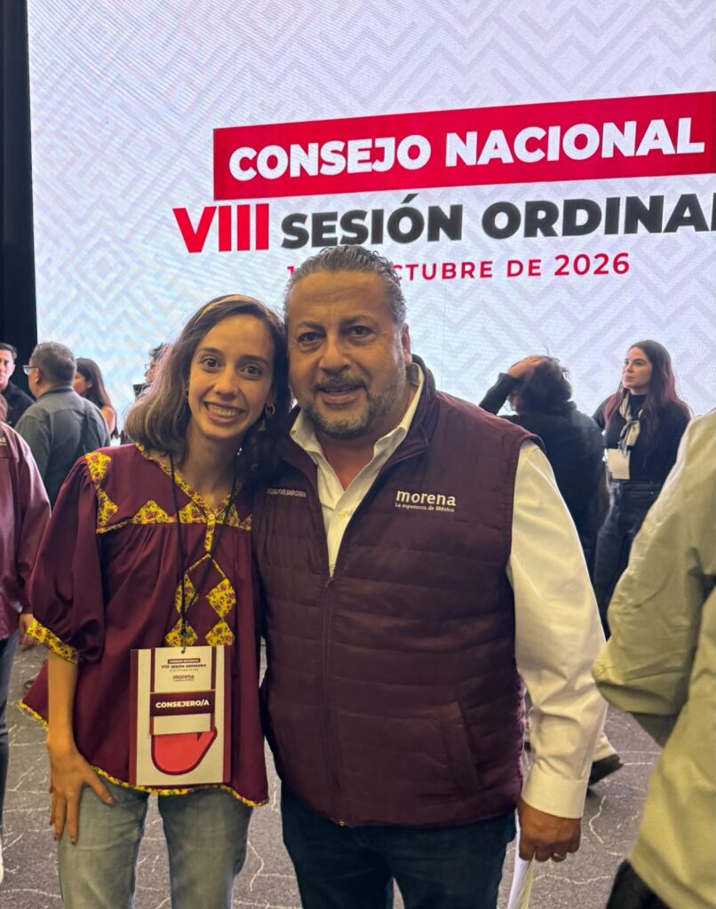 Sanén participa en la Octava Sesión Ordinaria del Consejo Nacional de morena