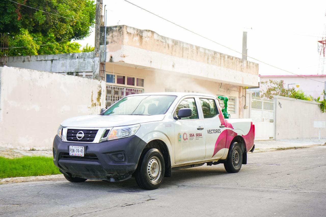 Refuerza SESA operativos de nebulización para prevenir el dengue, zika y chikungunya en Quintana Roo
